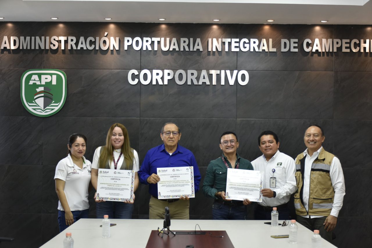 APICAM RECIBE CERTIFICACIÓN DE TRES ENTORNOS LABORALES SALUDABLES